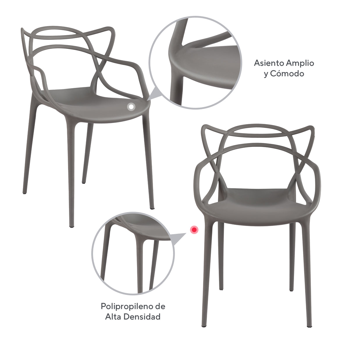 Silla master 3 piezas Inngroup